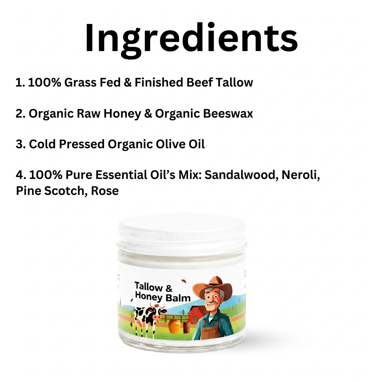 Honeyfold™ Tallow & Honey Balm