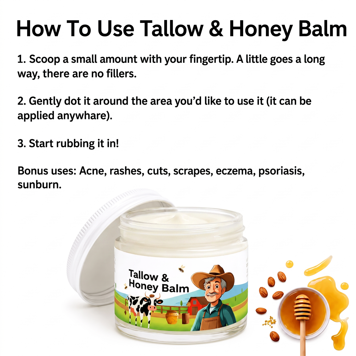 Honeyfold™ Tallow & Honey Balm